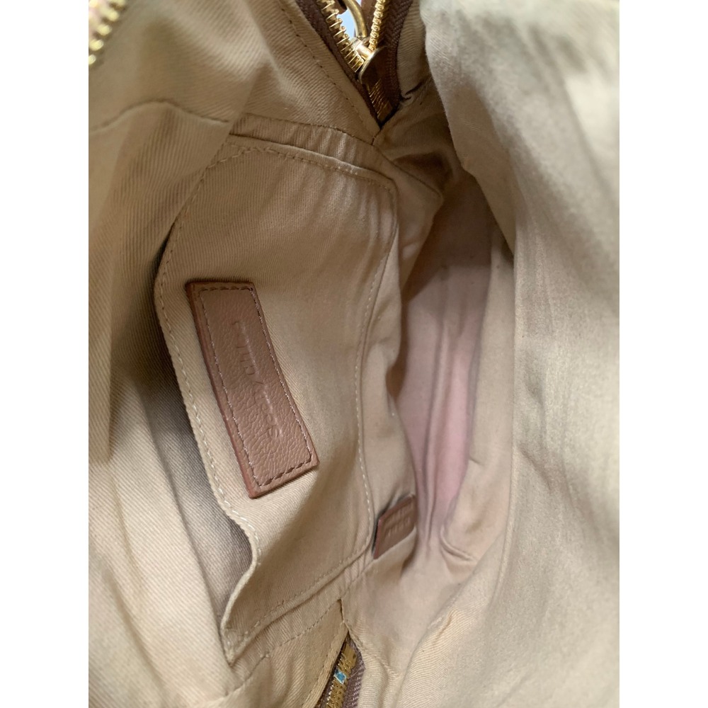 See by Chloe Olga Small Tan Pebbled Leather Backpack Gold Ring Zipper #600 - Picture 5 of 7